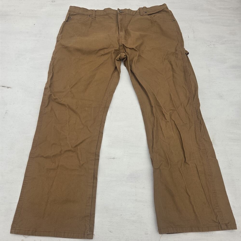 Dickies Pants Mens 38x30 Brown Carpenter Pocket Workwear Logo Canvas Skater Y2k